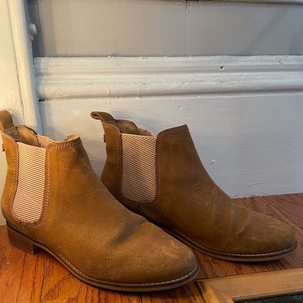 TOMS Suede Booties